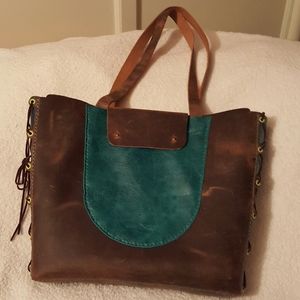 Leather Tote Handbag